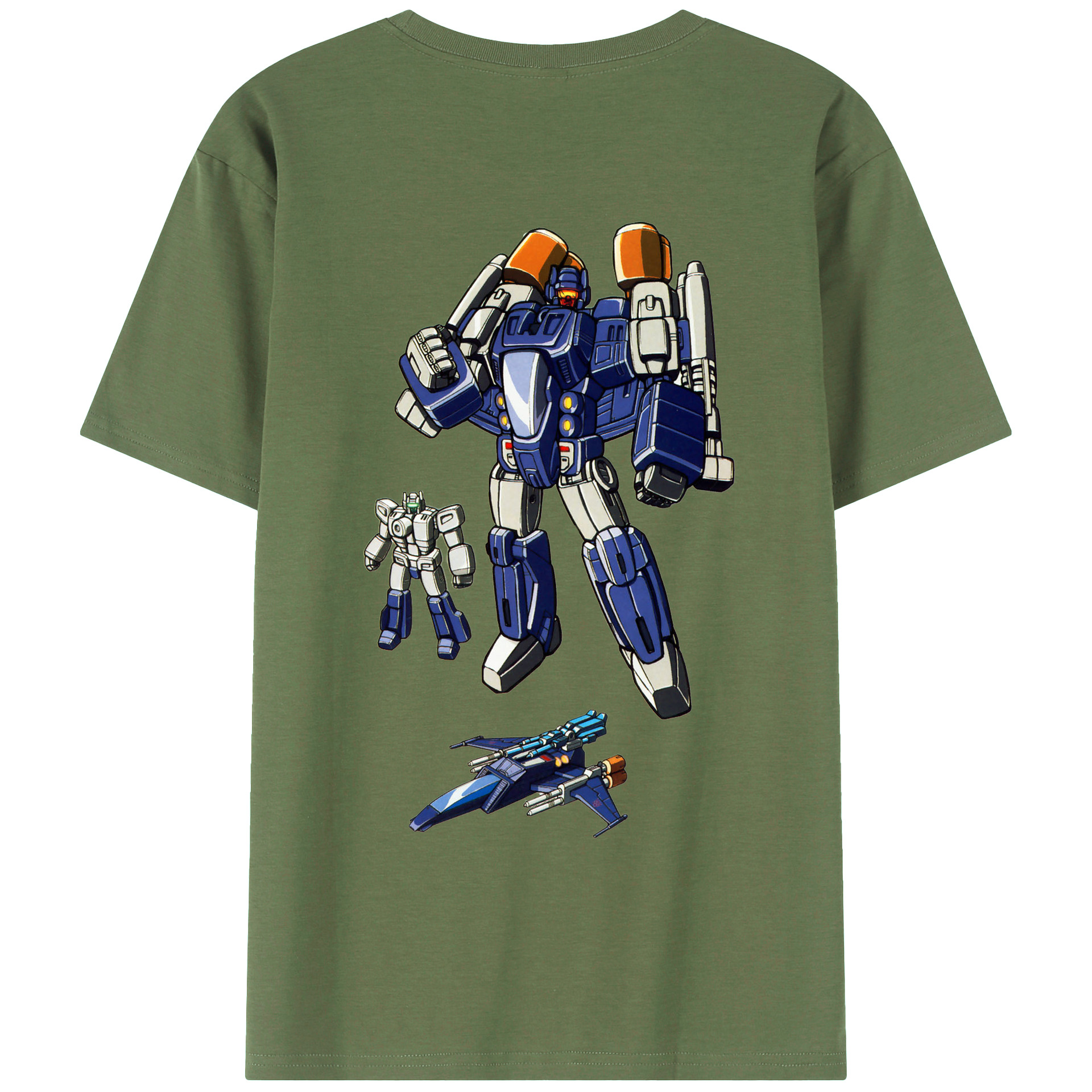 （画像用）  綿100％ メンズ半袖Tシャツ（バックプリント） 通気性